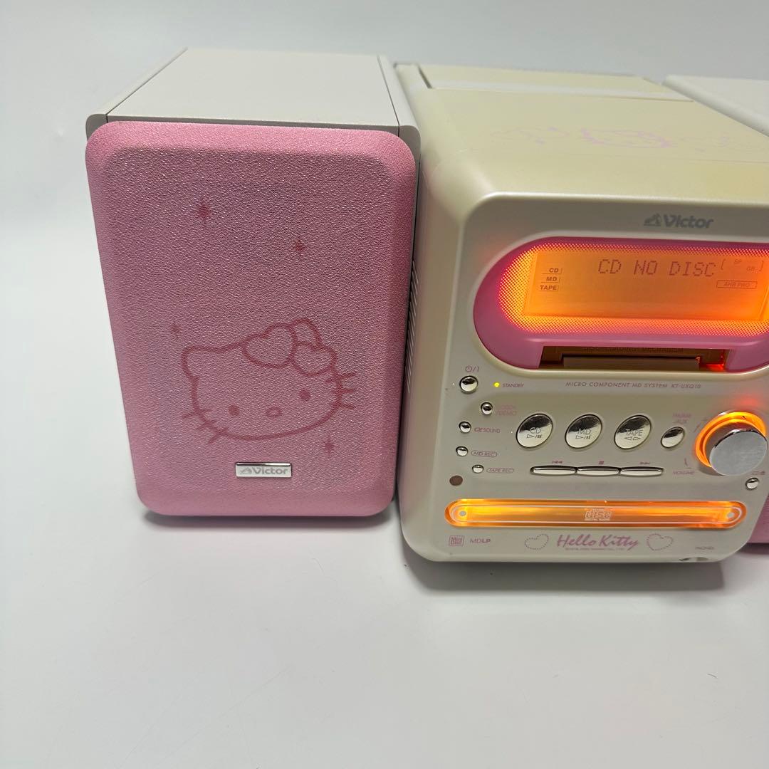 希少】Victor KT-UXQ10 ハローキティCD MD カセットコンポ - メルカリ