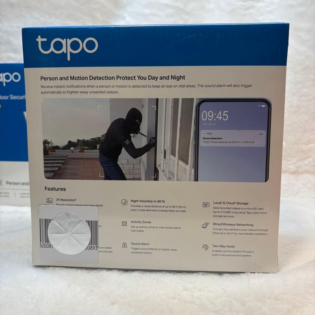 未使用未開封品 シュリンク付き Tapo TC65 屋外用セキュリティカメラ