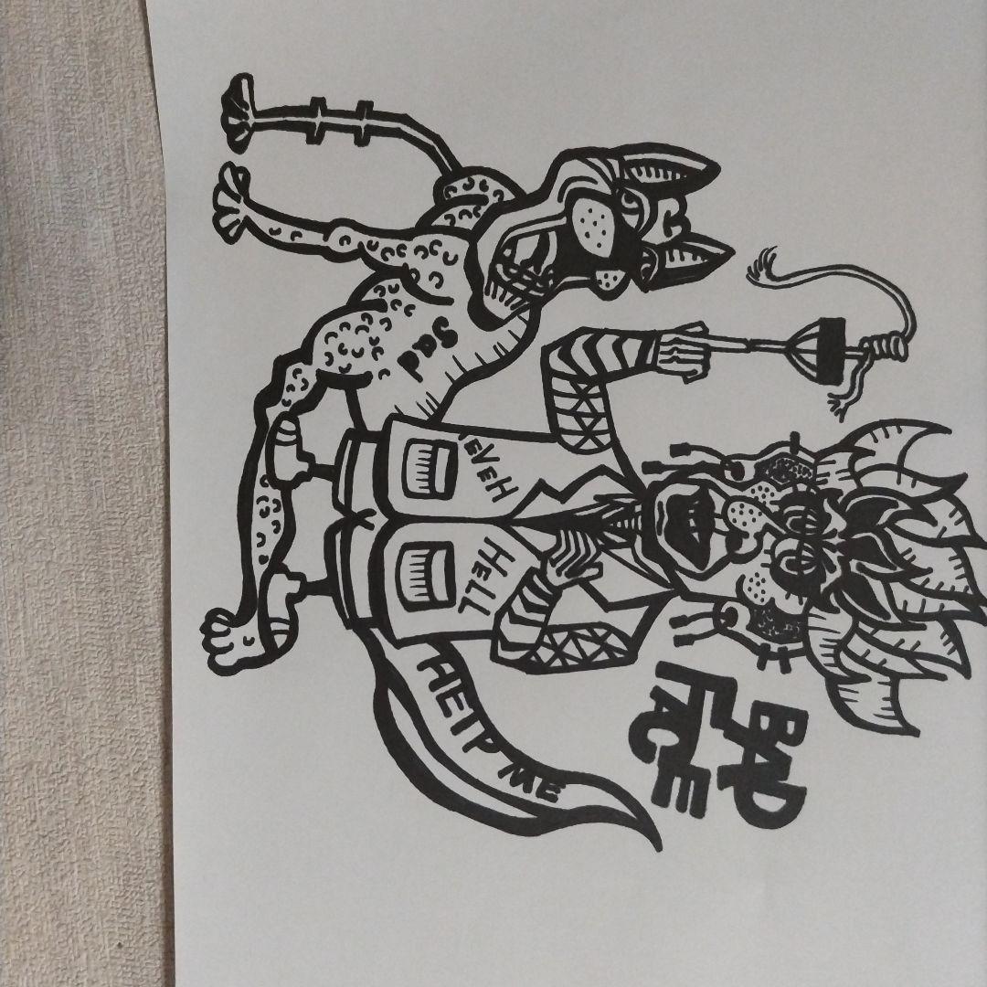 川島優「EROSION」2024年 岩絵具 真作 額装付き 美少女 現代アート