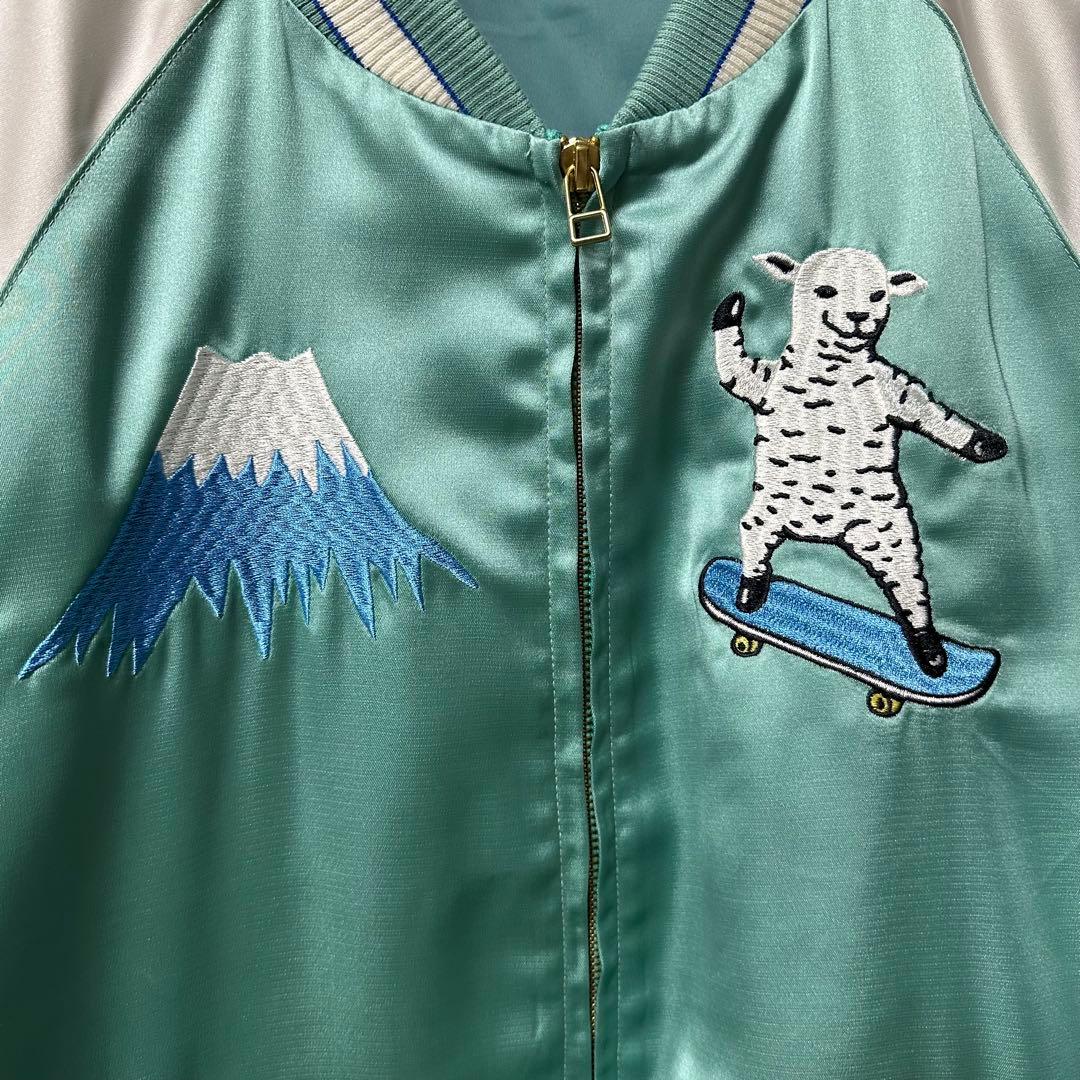 未使用 レベル】 graniph グラニフ ラムチョップスケート スカジャン