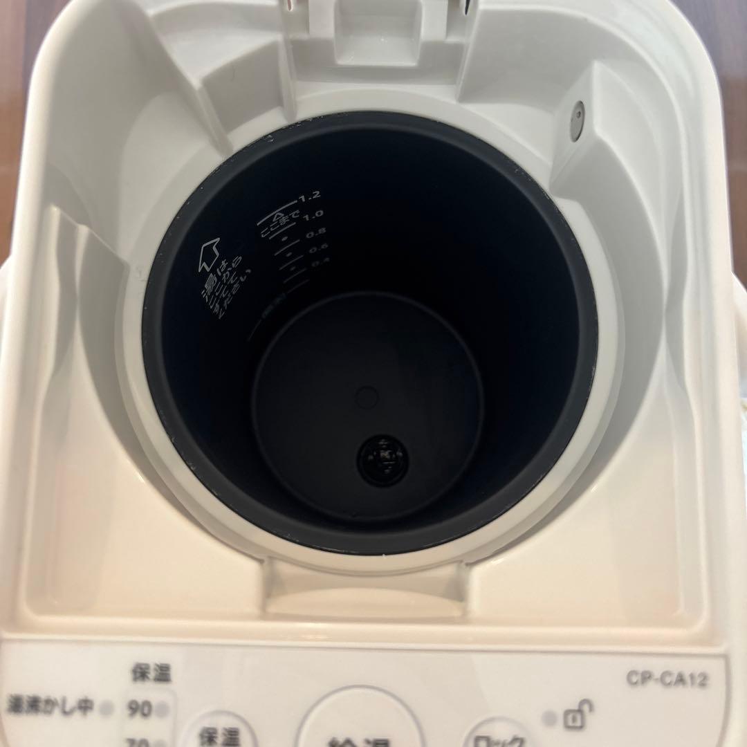象印 電動ポット 1.2L マイコン沸とう STAN. CP-CA12-WA