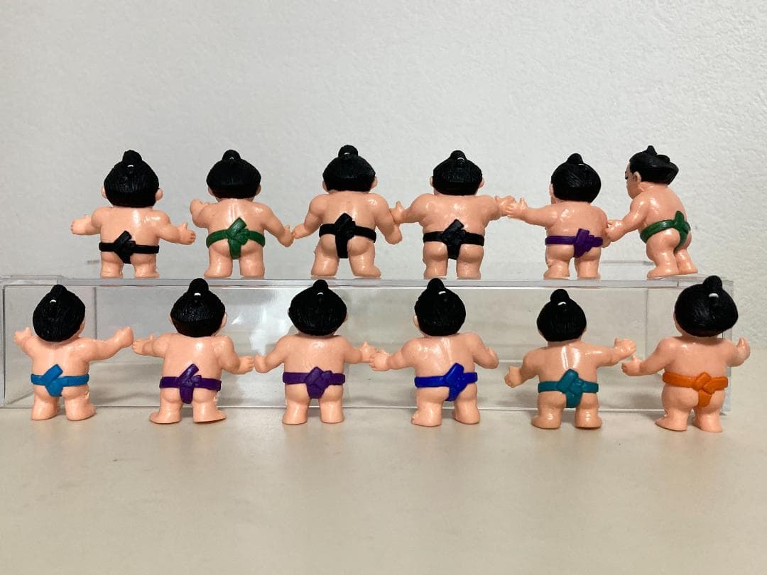 大相撲力士 塗装消しゴム 貴花田、若花田、小錦、曙、安芸ノ島、寺尾