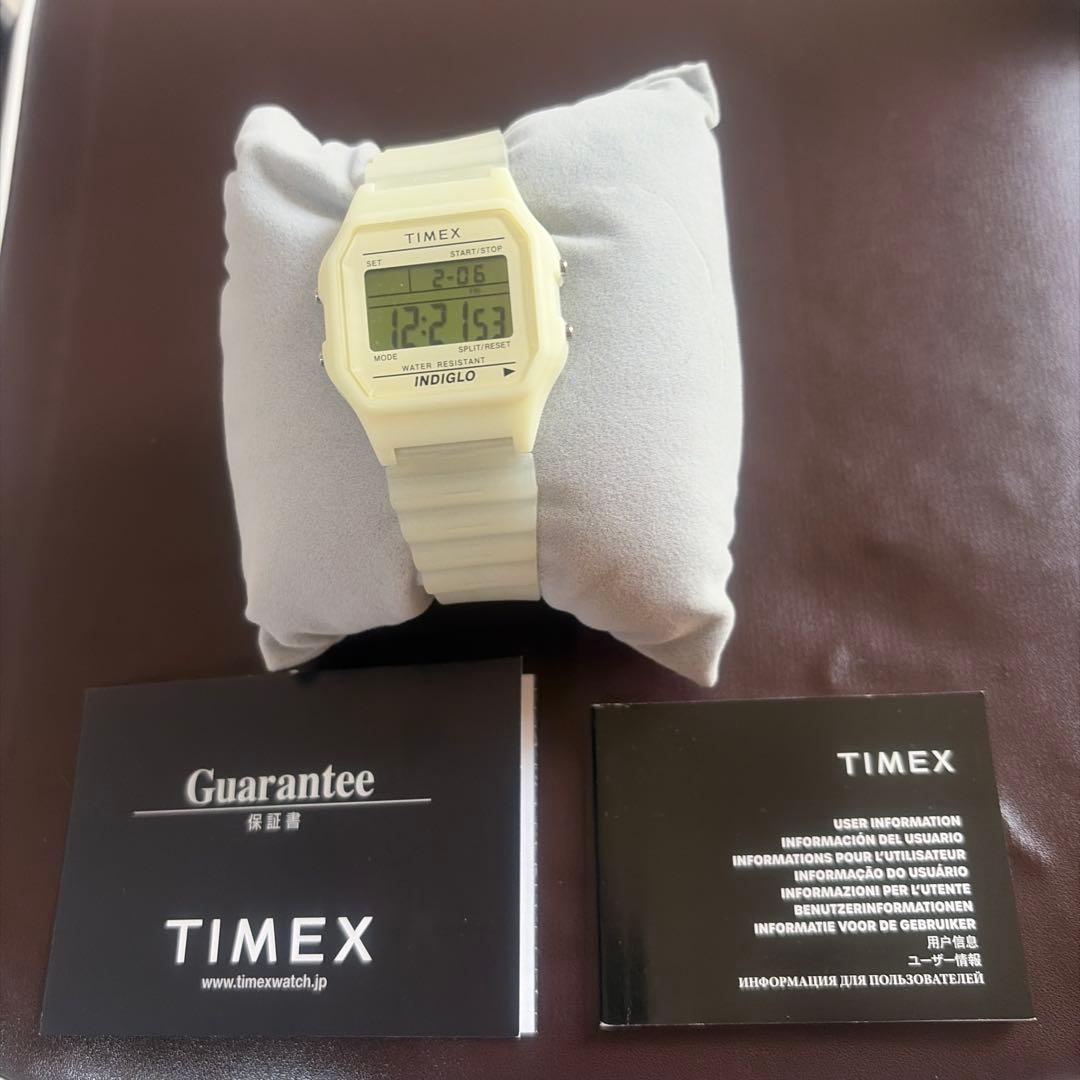 TIMEX 80 グローインザダーク デジタル腕時計 ぜんぶ光る腕時計「TIMEX 80 GLOW IN THE DARK」日本限定復刻