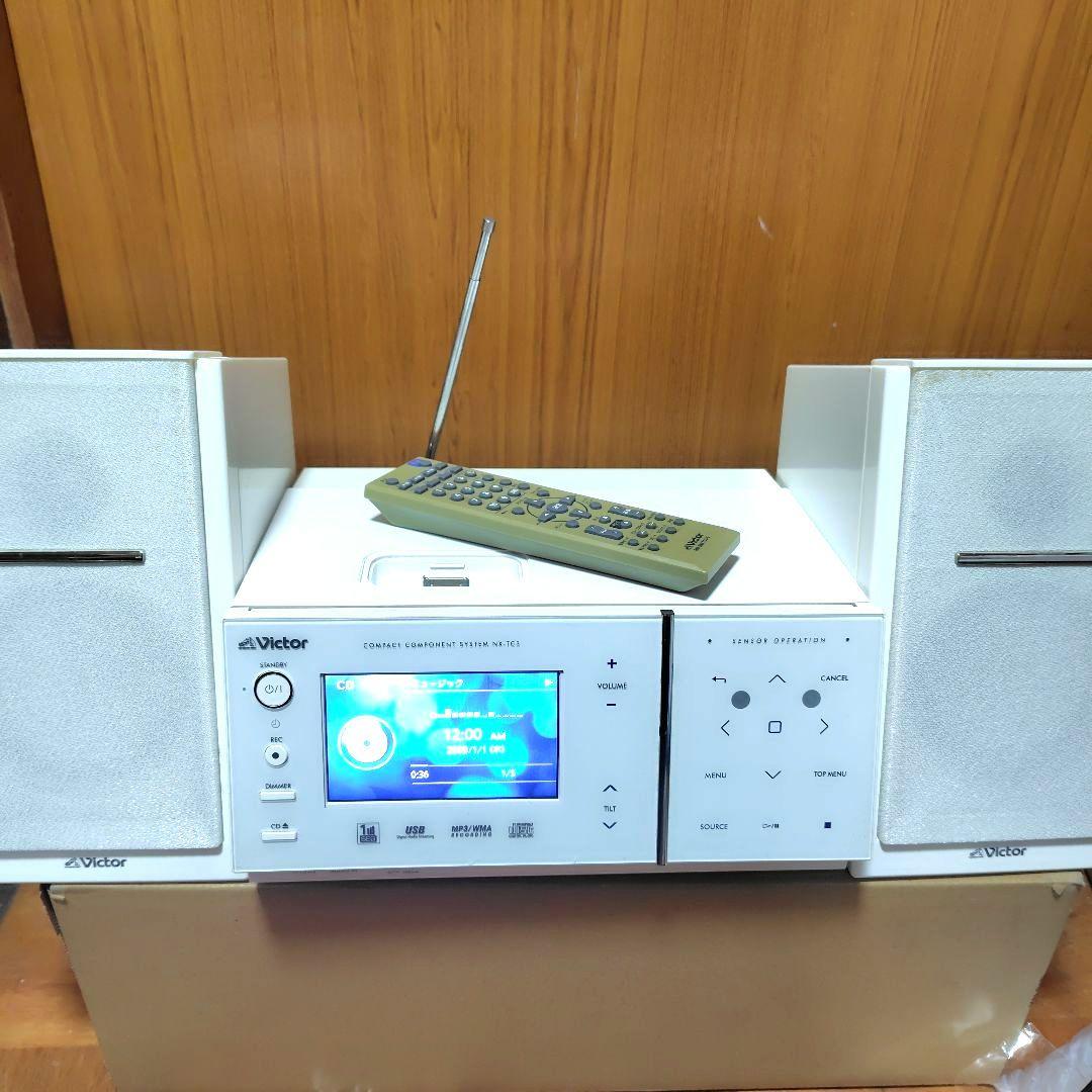 Victor □ミニコンポ USB ワンセグ 画像表示 NX-TC3 - メルカリ