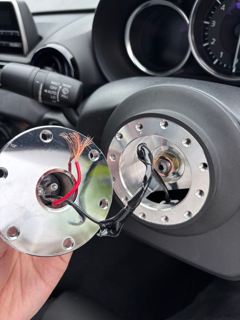 NDロードスターフルセット】MOMO ウッドステアリングHL-06 - メルカリ