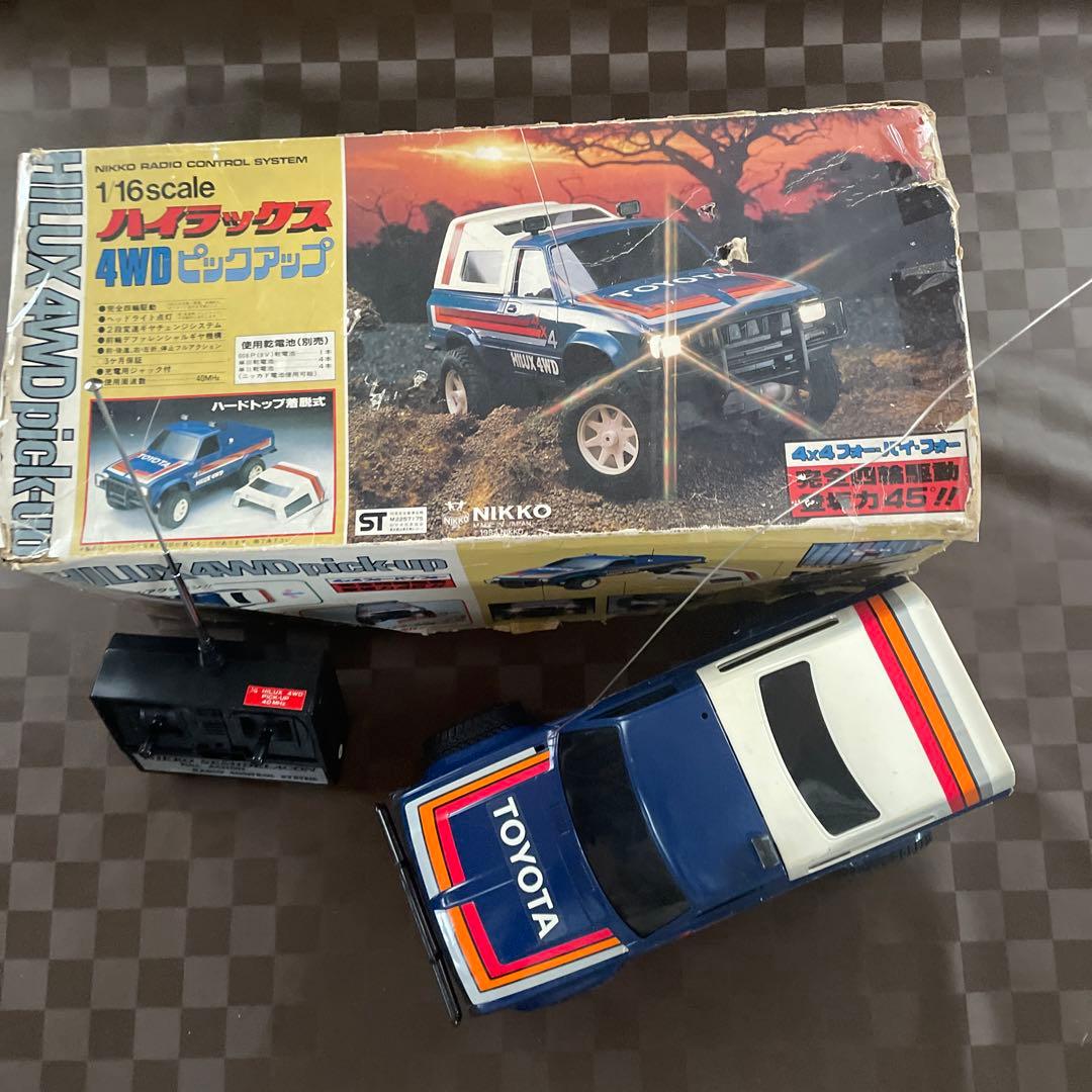 ニッコー ハイラックス 4WD ピックアップ 1/16 ラジコン【ジャンク