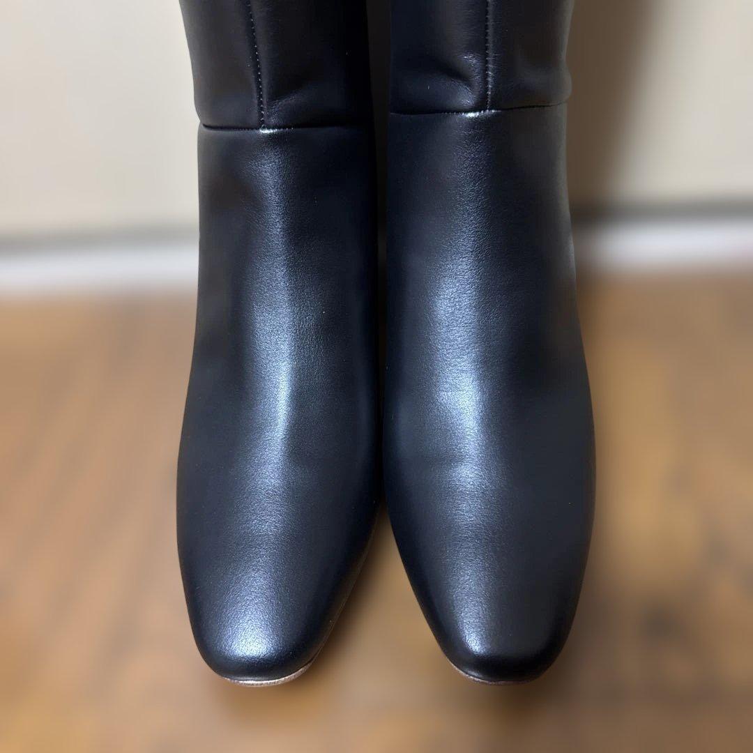 新品　ダイアナ　DIANA 定番　ソフトスクエアトゥ　ロングブーツ　24.0cm