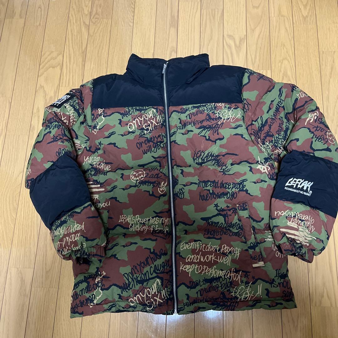 LEFLAH カモフラ柄 迷彩 ダウンジャケット XLサイズ WANIMA着用 - メルカリ