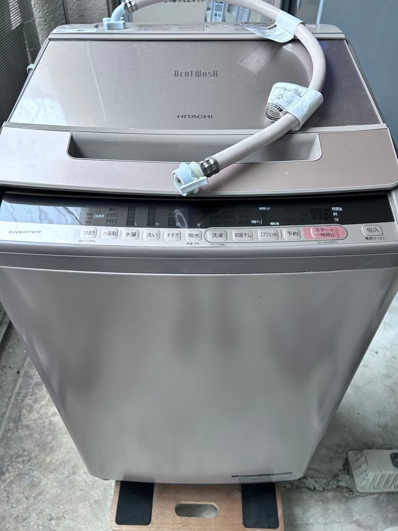 HITACHI 縦型洗濯機 ビートウォッシュ　10kg　引き取り限定　神戸市 日立、スマホと連携する縦型洗濯機「ビートウォッシュ BW-DX120E」など