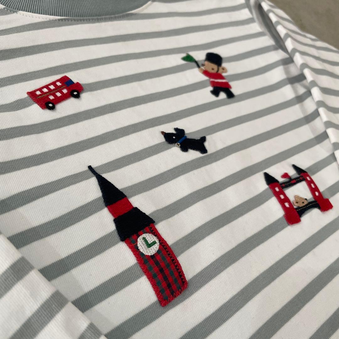 Familiar ロンドン柄ロンT 90サイズ - メルカリ