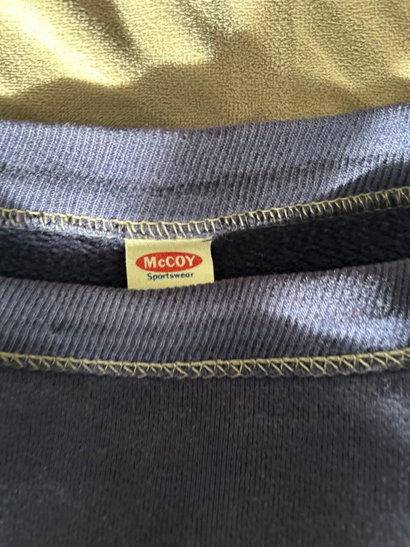 ア*モ様 90s ヴィンテージ 旧リアルマッコイズ マッコイスポーツ ナス紺 ス