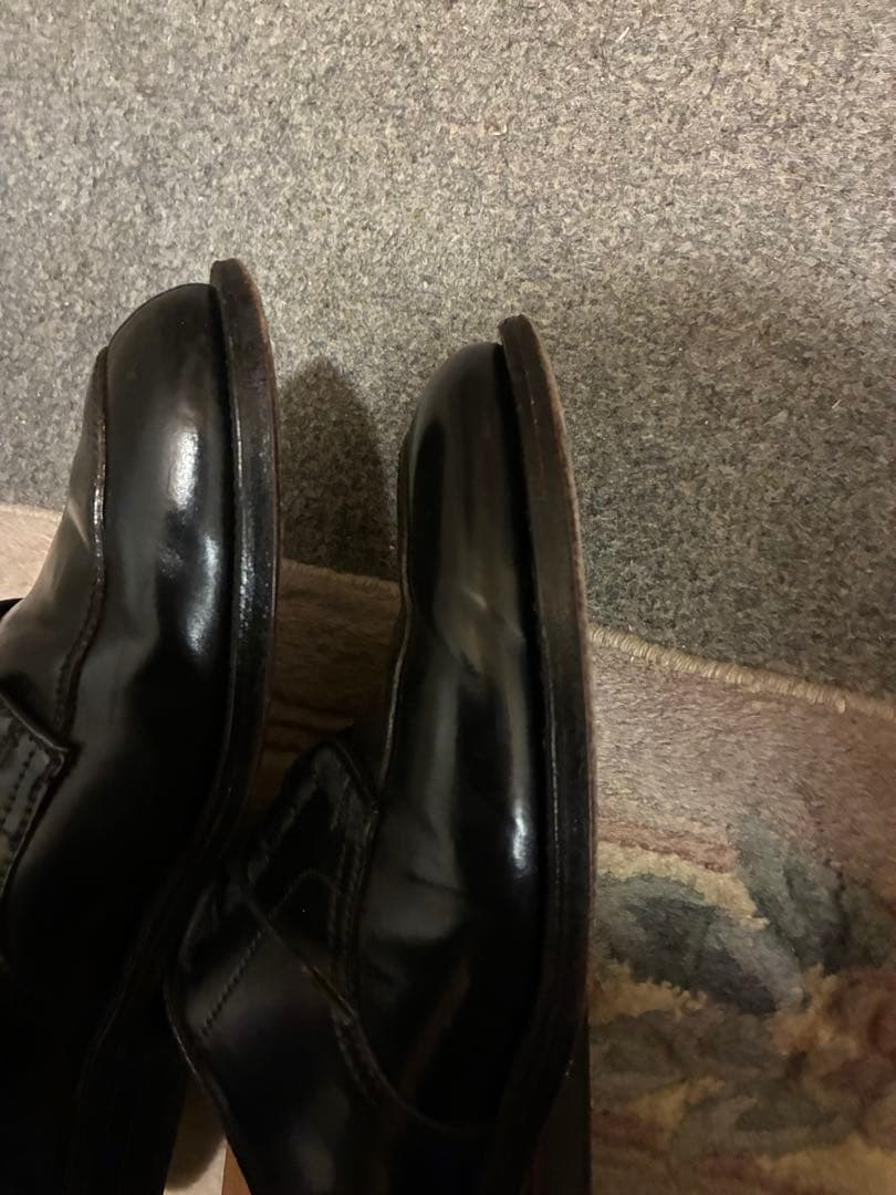 m*b様 【純正ツリー付き】Alden コードバン ブラック Vチップ6.5