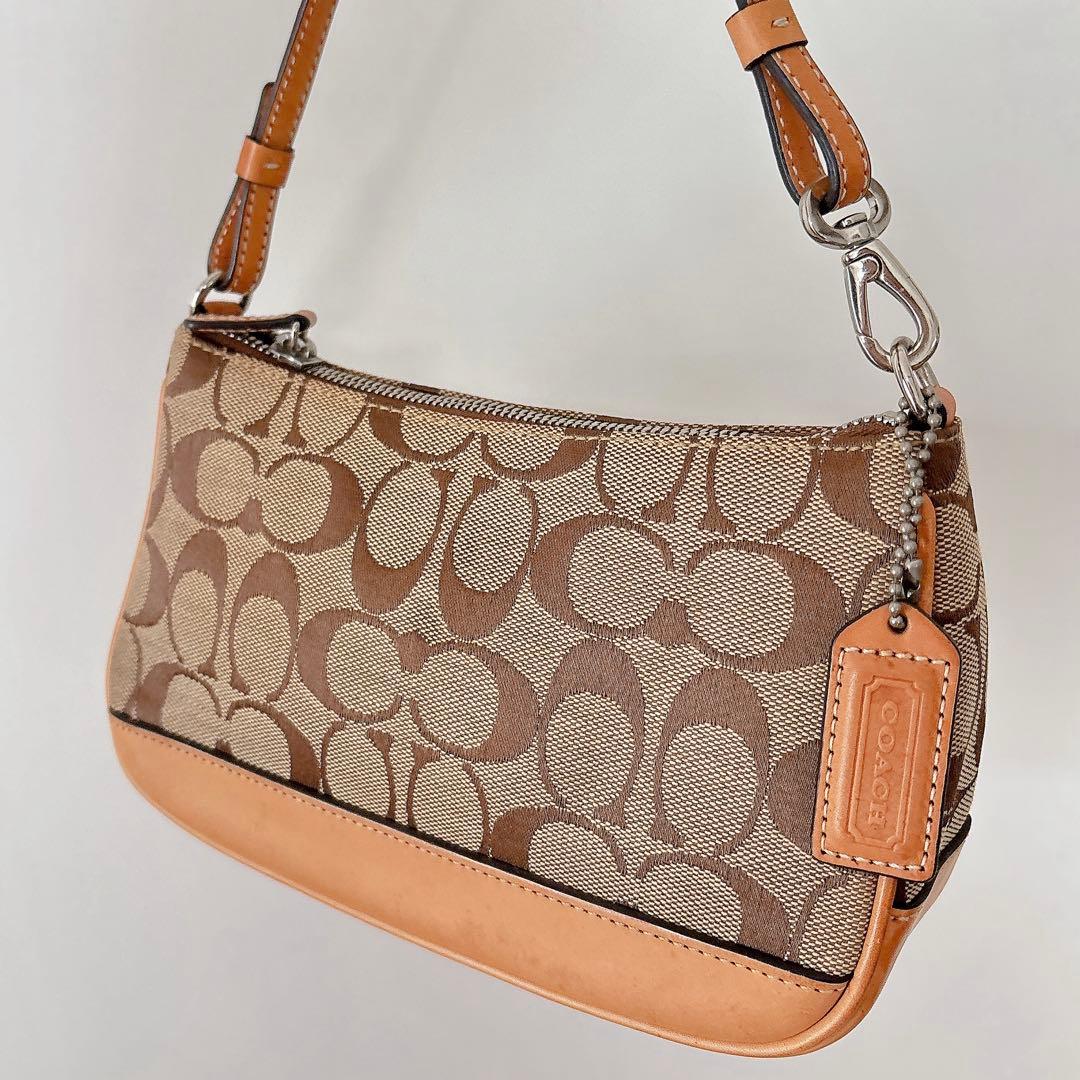 コーチ シグネチャー アクセサリーポーチ ショルダーバッグ COACH y2k