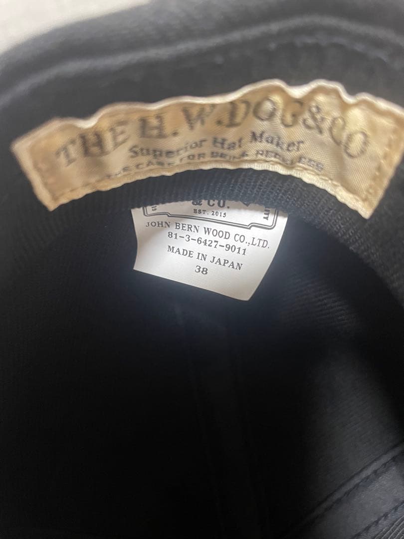 the h.w.dog&co トラッカーキャップ　ブラック