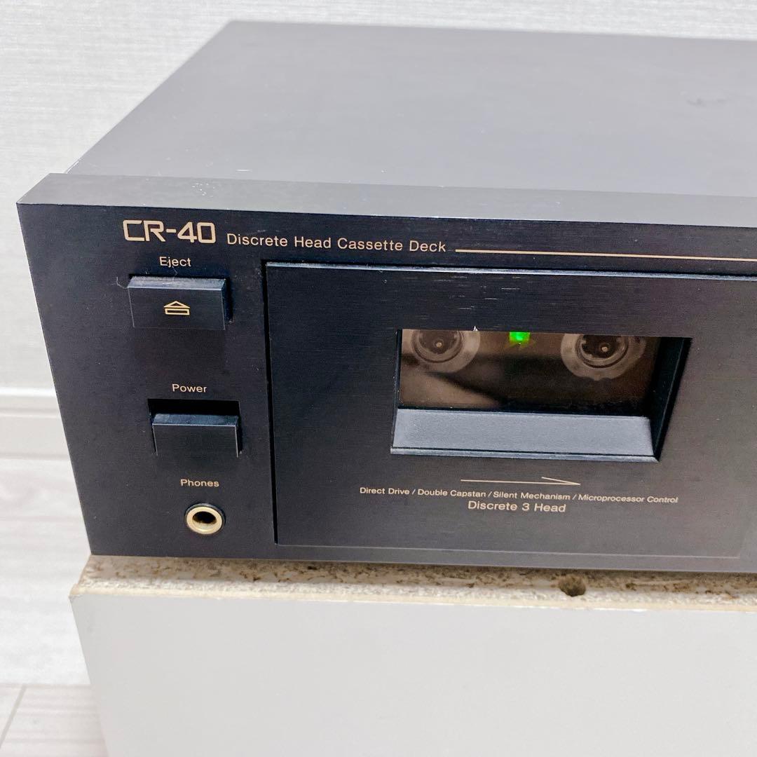 超希少 高級品 Nakamichi CR-40 3ヘッド カセットデッキ - メルカリ