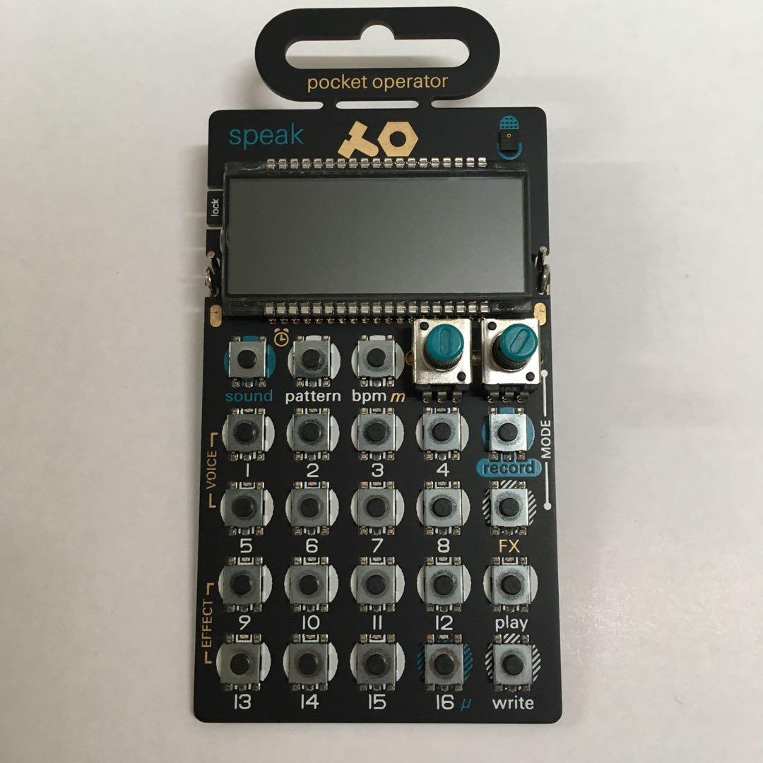 鍵盤楽器 PO-35 speak Pocket Operator Teenage Engineering pocket operator PO-35 speak ボーカル
