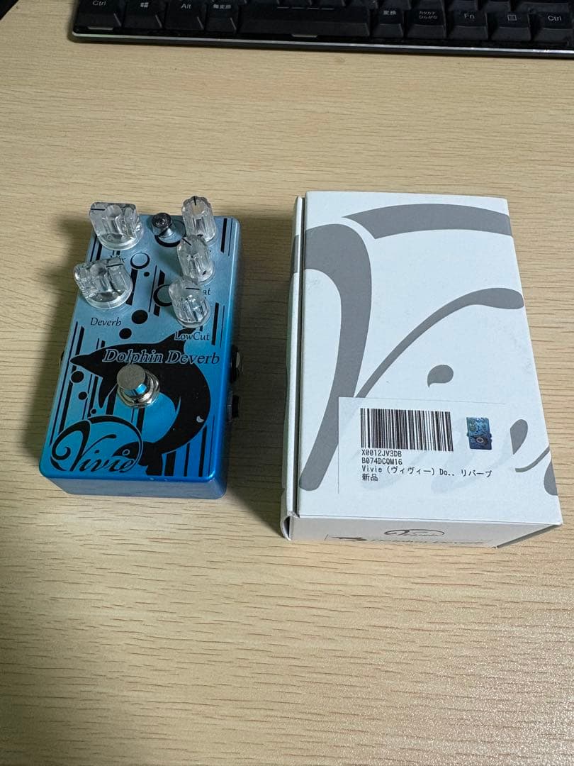 Dolphin Deverb ギターエフェクター Vivie / DolphinDeverbの特徴と使い方等をレビュー。ディレイと