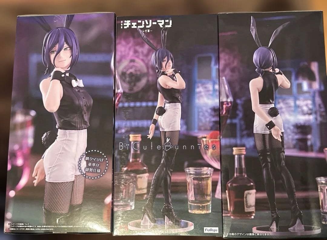 「チェンソーマン レゼ篇」レゼ フィギュア３体セット 限定販売】劇場版『チェンソーマン レゼ篇』 レゼ 完成品フィギュア[S