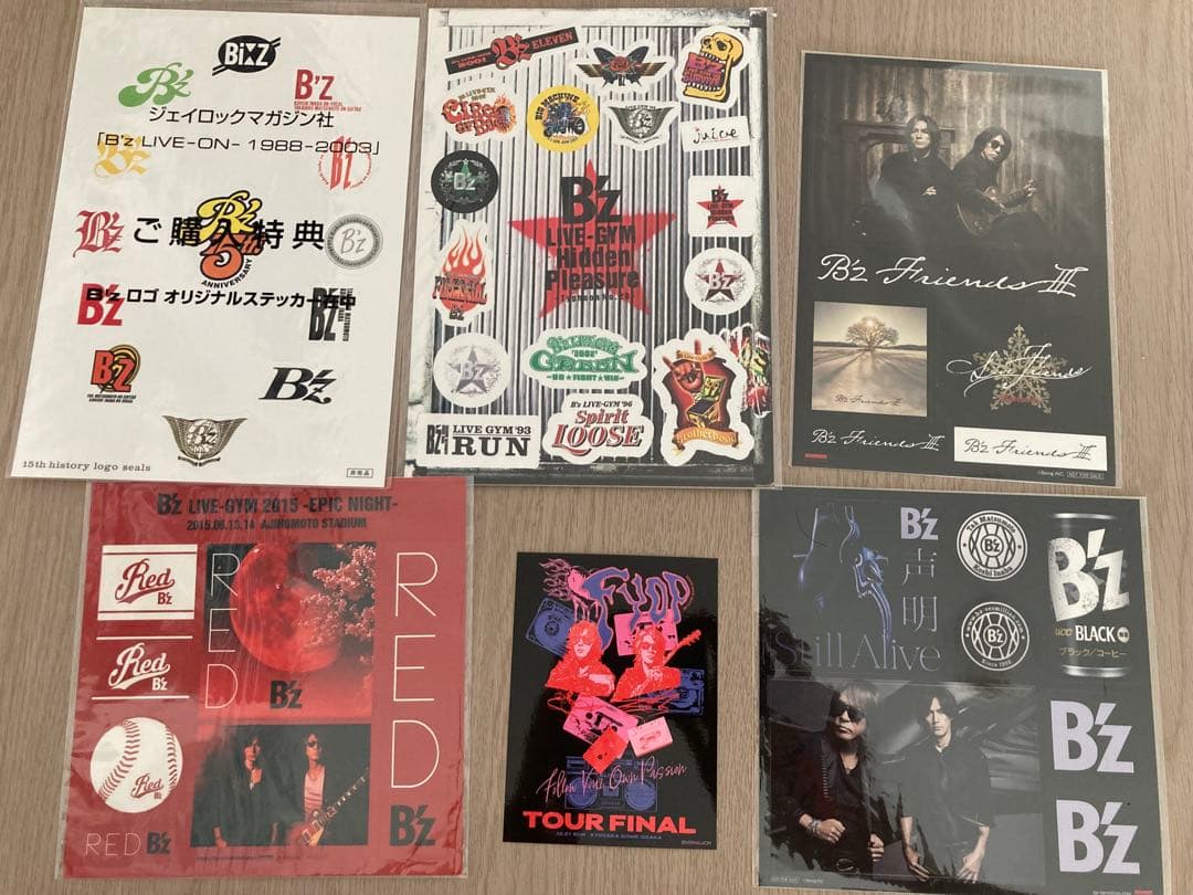 B'z Party 稲葉浩志松本孝弘 会場限定 ステッカー FYOP FINAL - メルカリ