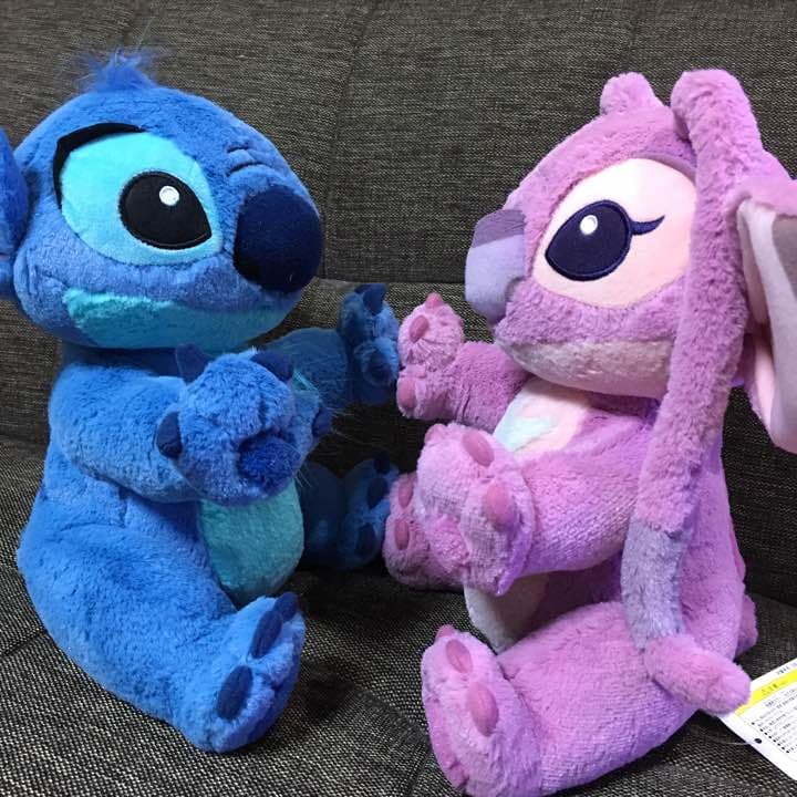 TDLディズニーリゾート限定 スティッチ＆エンジェル ぬいぐるみセット