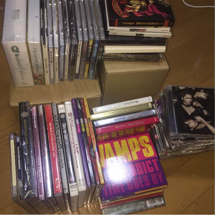 ラルクアンシエル VAMPS HYDE CD&DVD SET x22 L'Arc-en-Ciel HYDE VAMPS Japan CD DVD Butterfly ark ray