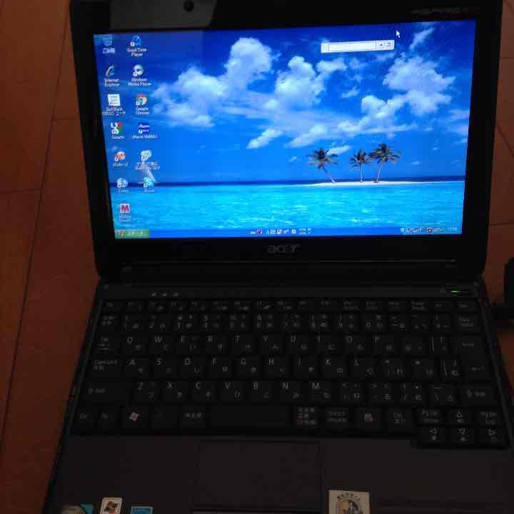 ノートPC acer aspire one 0ecde956c509a78f453096fa683fa1