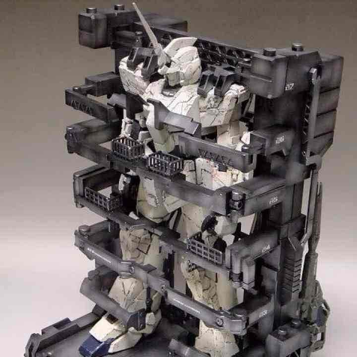 塗装済】MGユニコーンガンダム MSゲージ【完成品】 - メルカリ