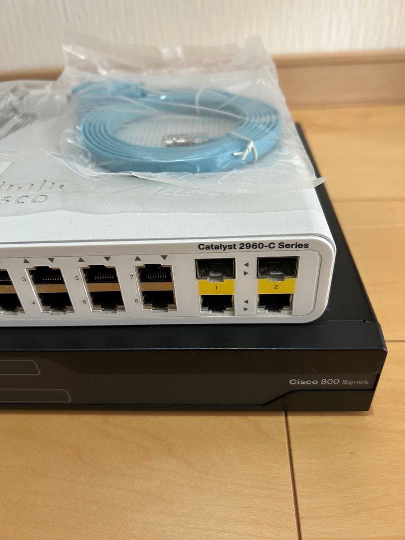 CCNA、CCNP】静音セット 2台セットCisco 891、2960 - メルカリ