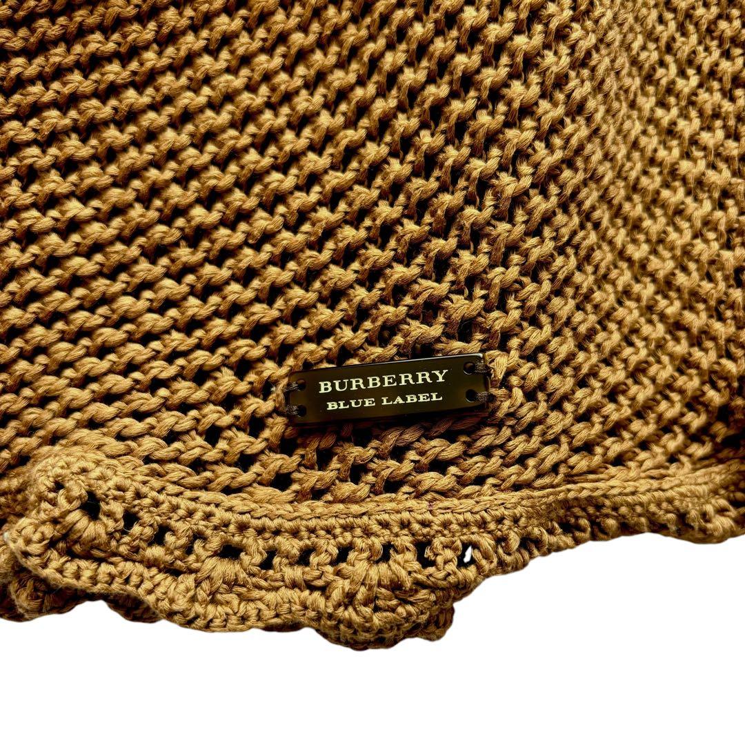 希少】バーバリーブルーレーベル ポンチョ 38 フリル - メルカリ