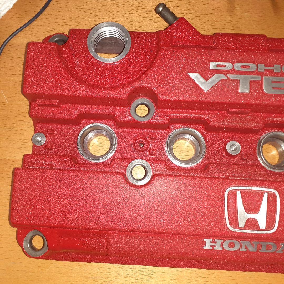 B16A B16B B18C ヘッドカバー 結晶塗装 カムプーリーカバーカット