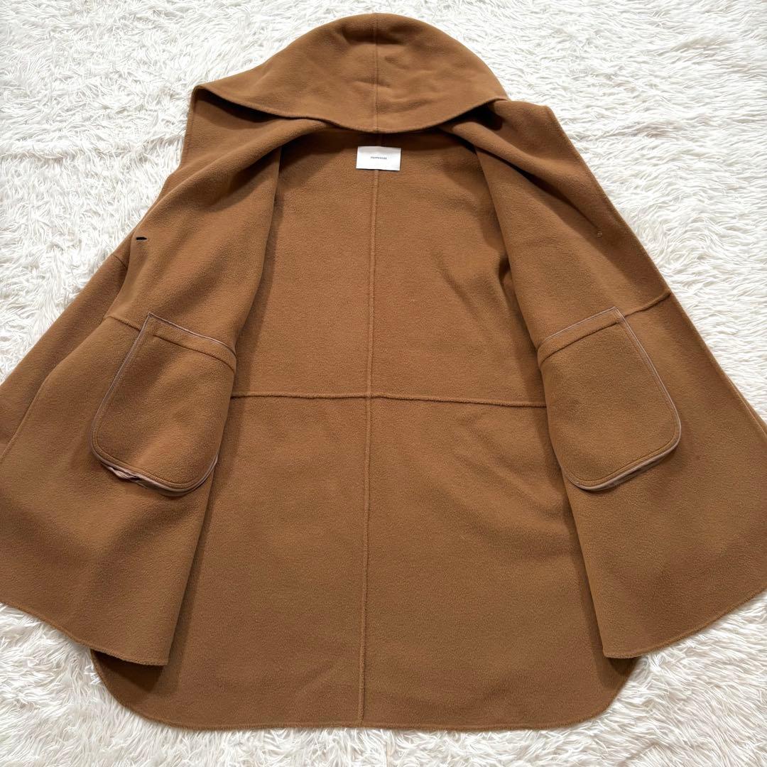 美品✨フレームワーク ハミルトン リバー フーディ ポンチョ ウール