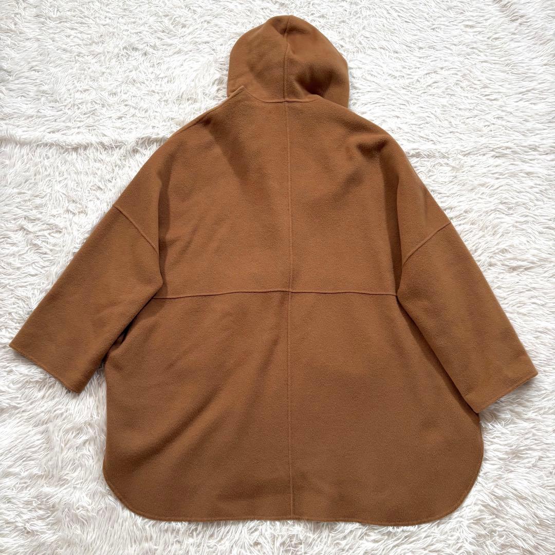 美品✨フレームワーク ハミルトン リバー フーディ ポンチョ ウール