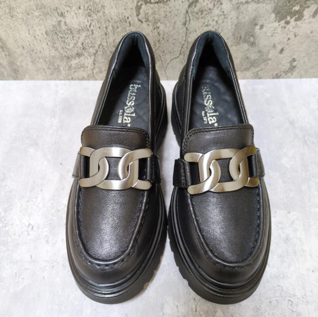 【新品未使用✨】ブソラ ローファー バックル 厚底 レザー 22.5cm