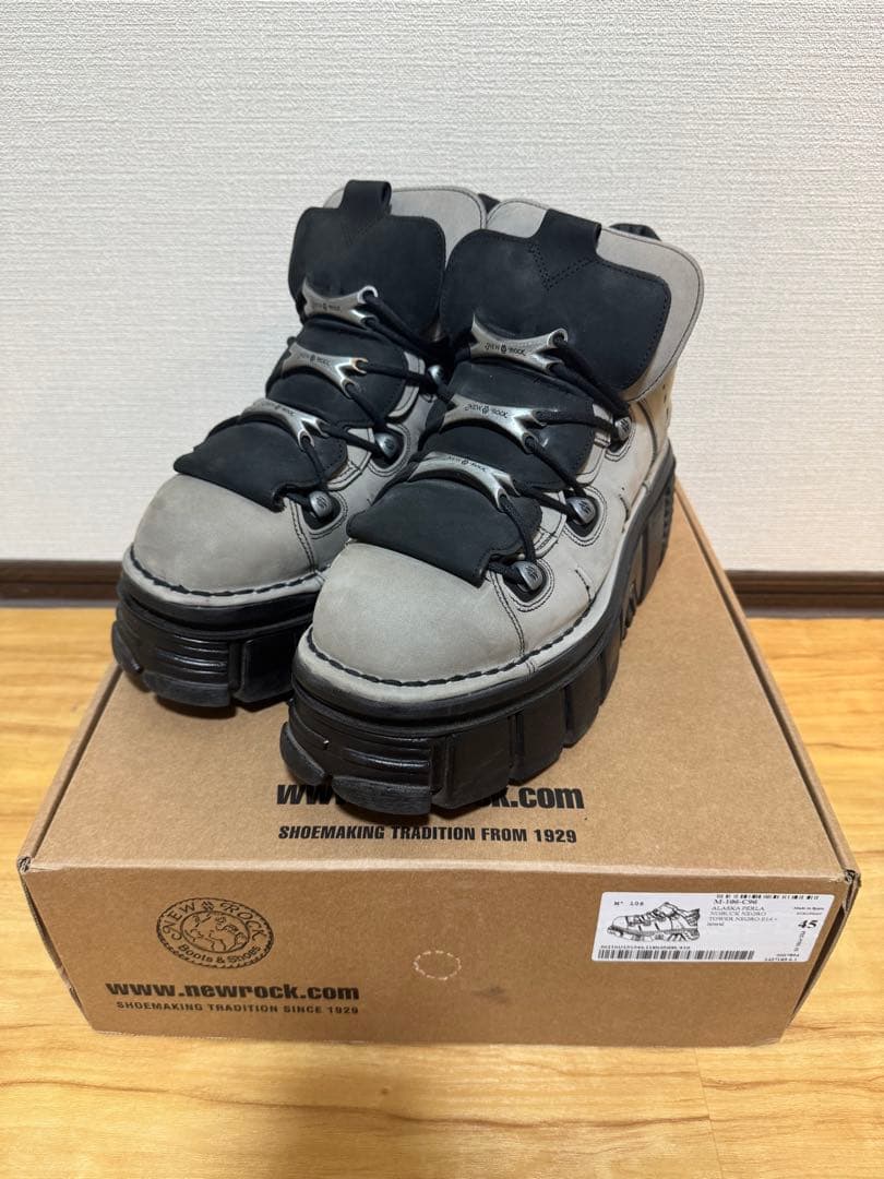 NEW ROCK ニューロック ボリュームソールブーツ あおばくん着用 - メルカリ