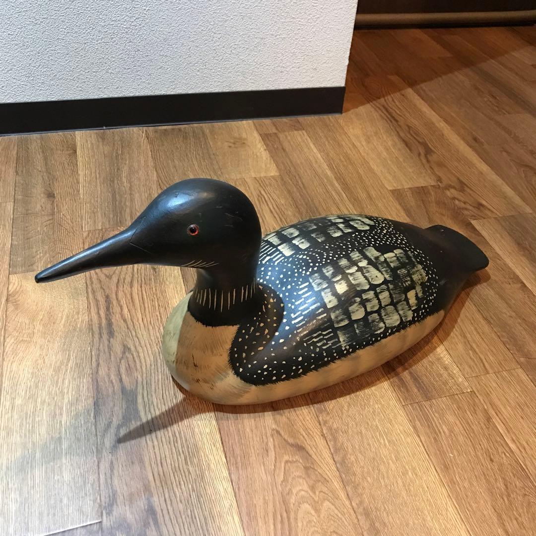 1986年 鳥 置物 Leonard C. Hornick Jr サイン入り 鳥の置き物・ゴールド / Rosa Ljung・ロサユング / DECO・デコ社