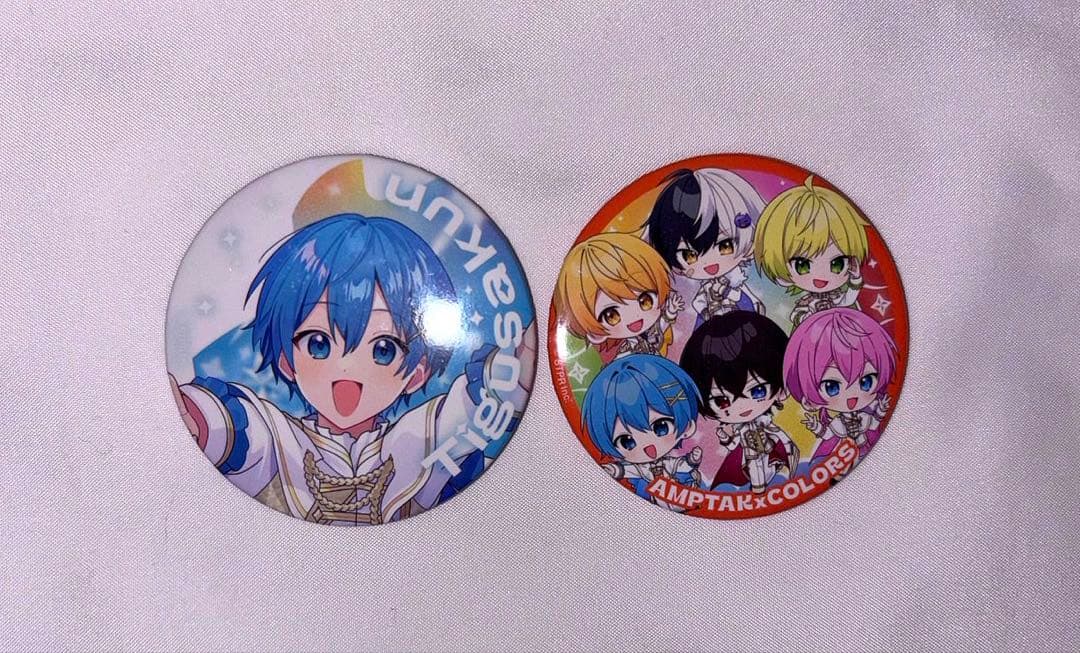 AMPTAK×COLORS ちぐさくん 全員集合 すとふぇす 缶バッジ - メルカリ