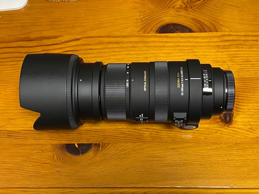 SIGMA APO 50-500mm F4.5-6.3 DG OS HSM キャ