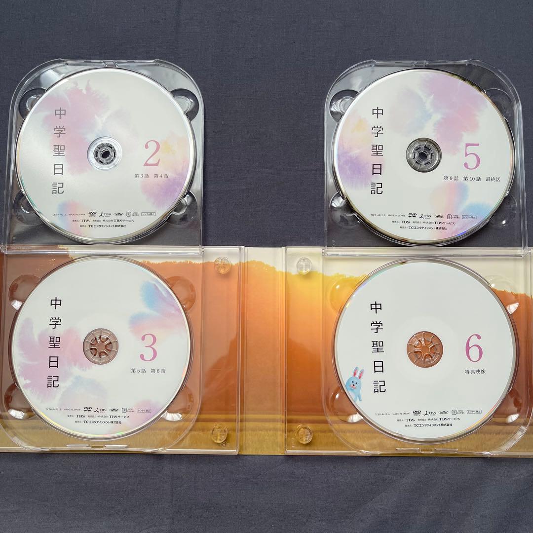 中学聖日記 DVD-BOX〈6枚組〉　★新品未使用★初回特典付き★