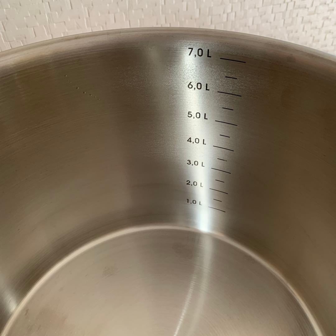 ［専用箱あり］イッタラ　オールスチール キャセロール　両手鍋 7.5L