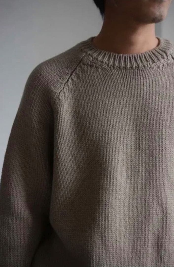 batoner バトナー ビンテージラグランクルーネックニット S - メルカリ