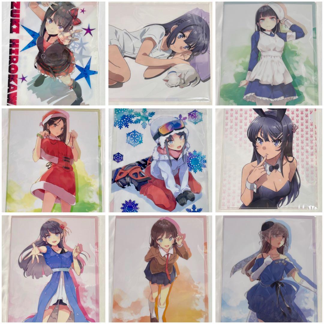 青春ブタ野郎　青ブタ　特典 クリアファイル　セット 青春ブタ野郎】クリアファイル2枚セット（桜島麻衣） – karel-shop