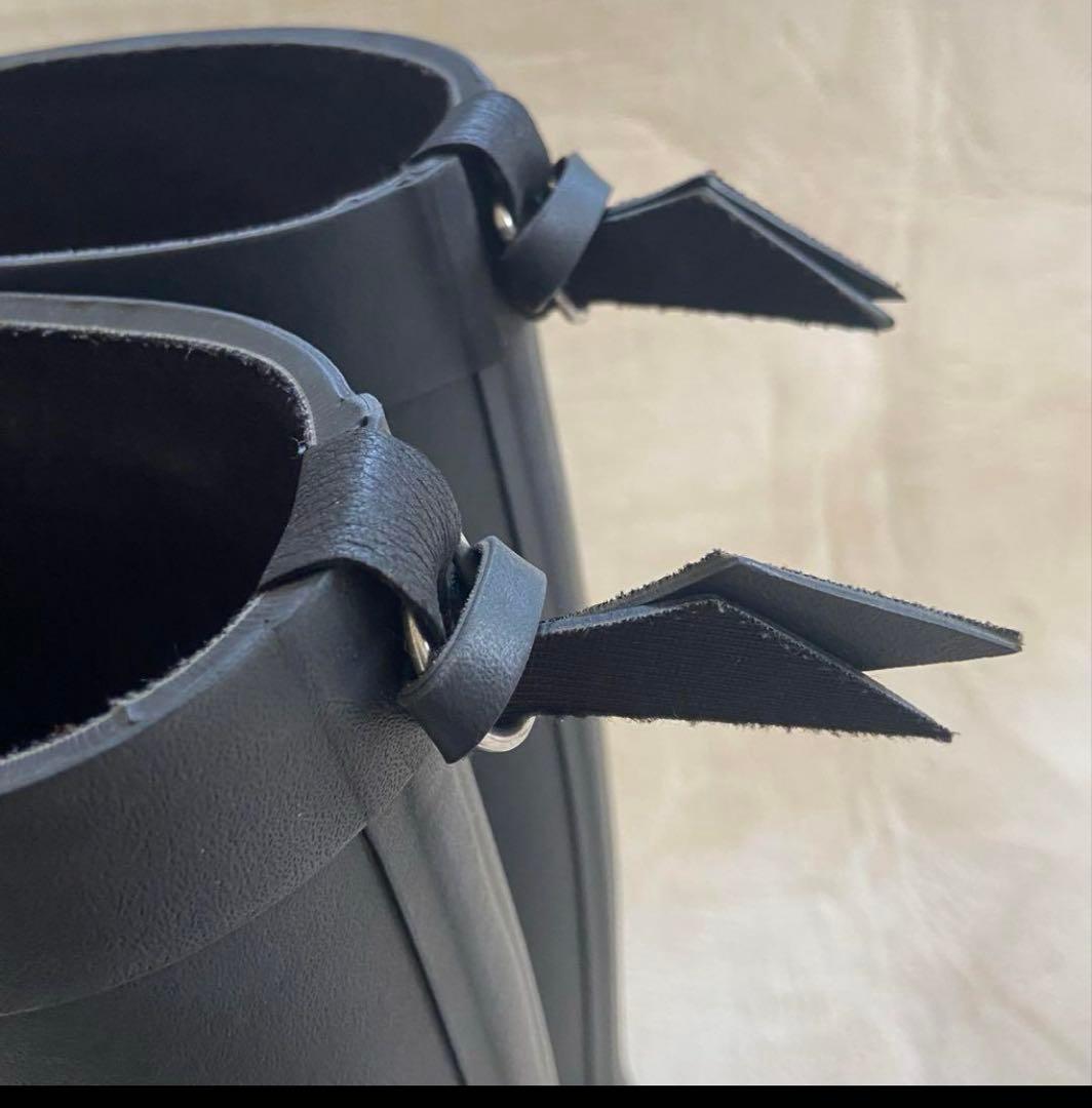 美品AIGLE最上位モデル レインブーツ ミリカ 23.5 ブラック - メルカリ