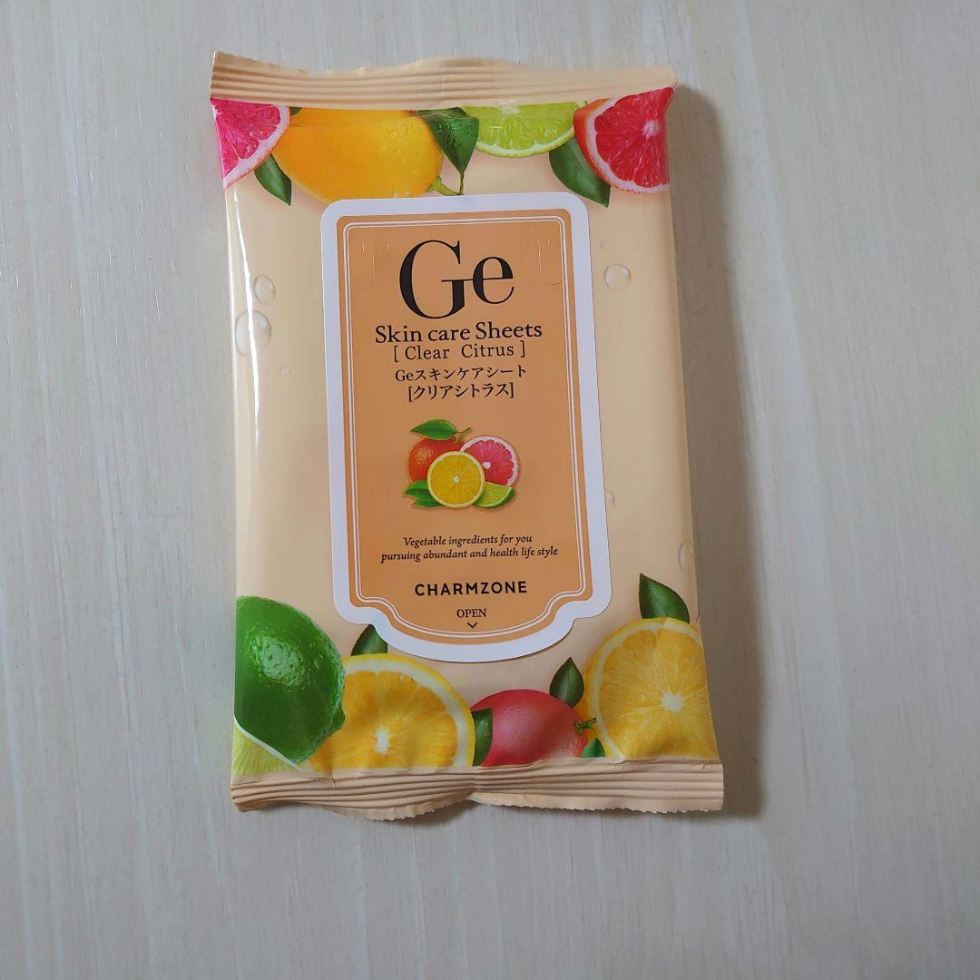 チャームゾーンGeスキンケアシート[クリアシトラス] - メルカリ