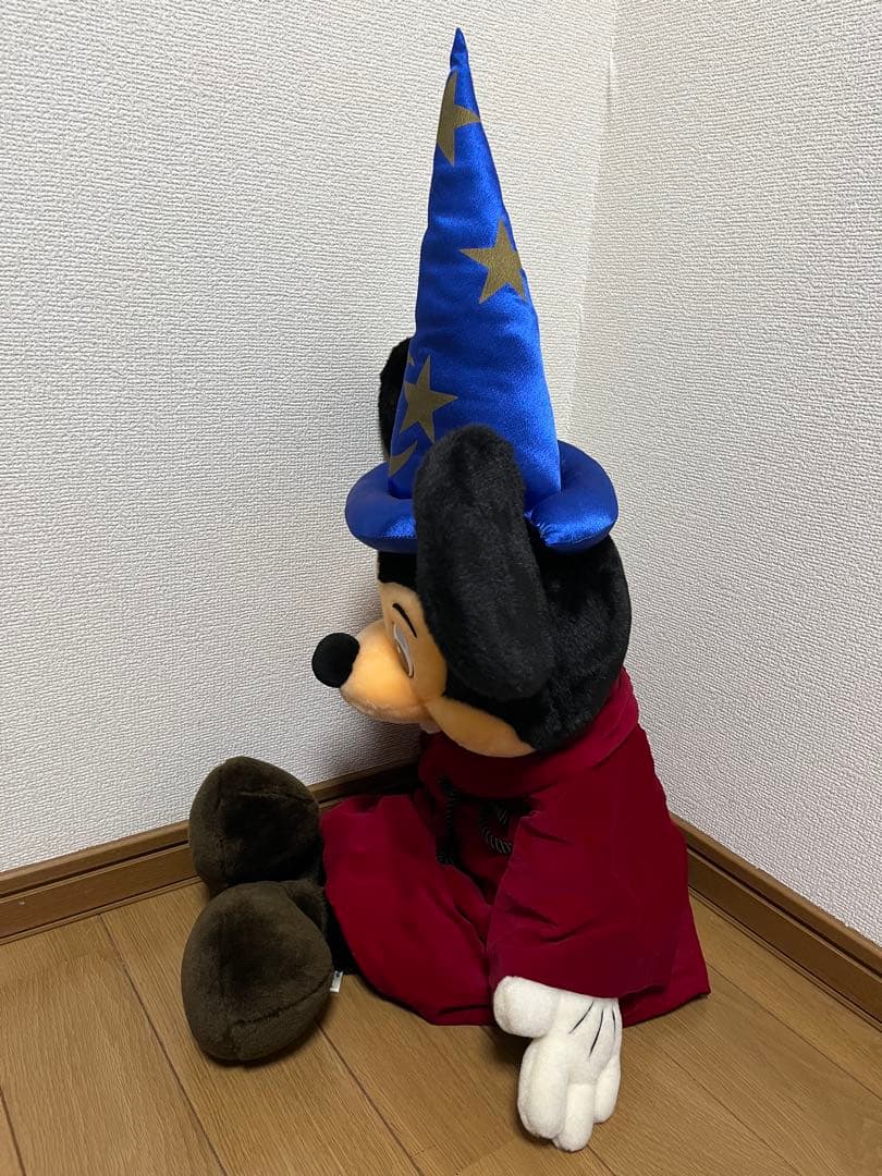 ミッキーマウス ぬいぐるみ 魔法使いの弟子 ファンタジア 大きめ 特大