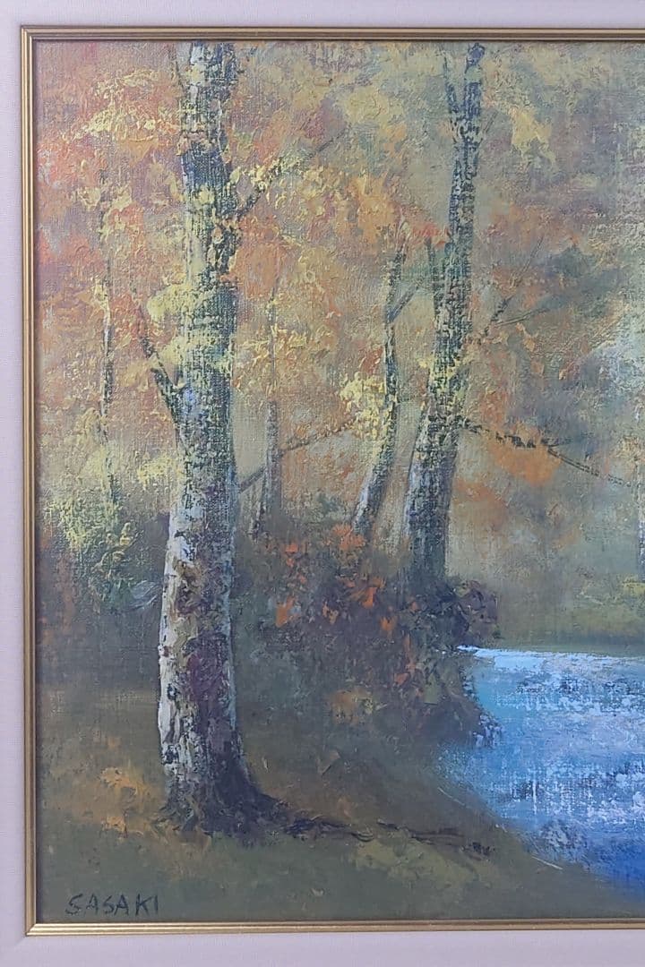 真作保証】佐々木賢光F10号額装「奥入瀬渓流」 - メルカリ