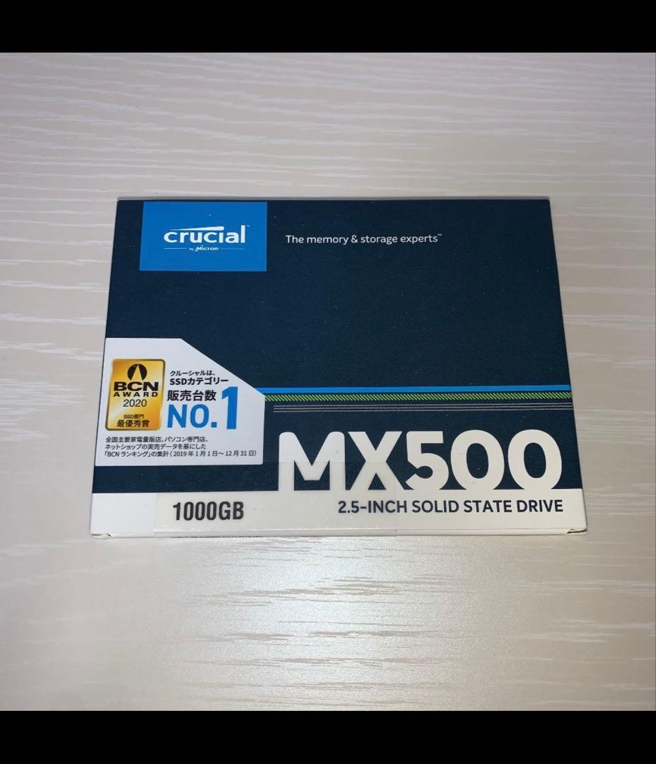 内蔵型SSD Crucial SSD MX500 1000GB Amazon | Crucial SSD 1000GB MX500 内蔵2.5インチ 7mm MX500 (9.5mm