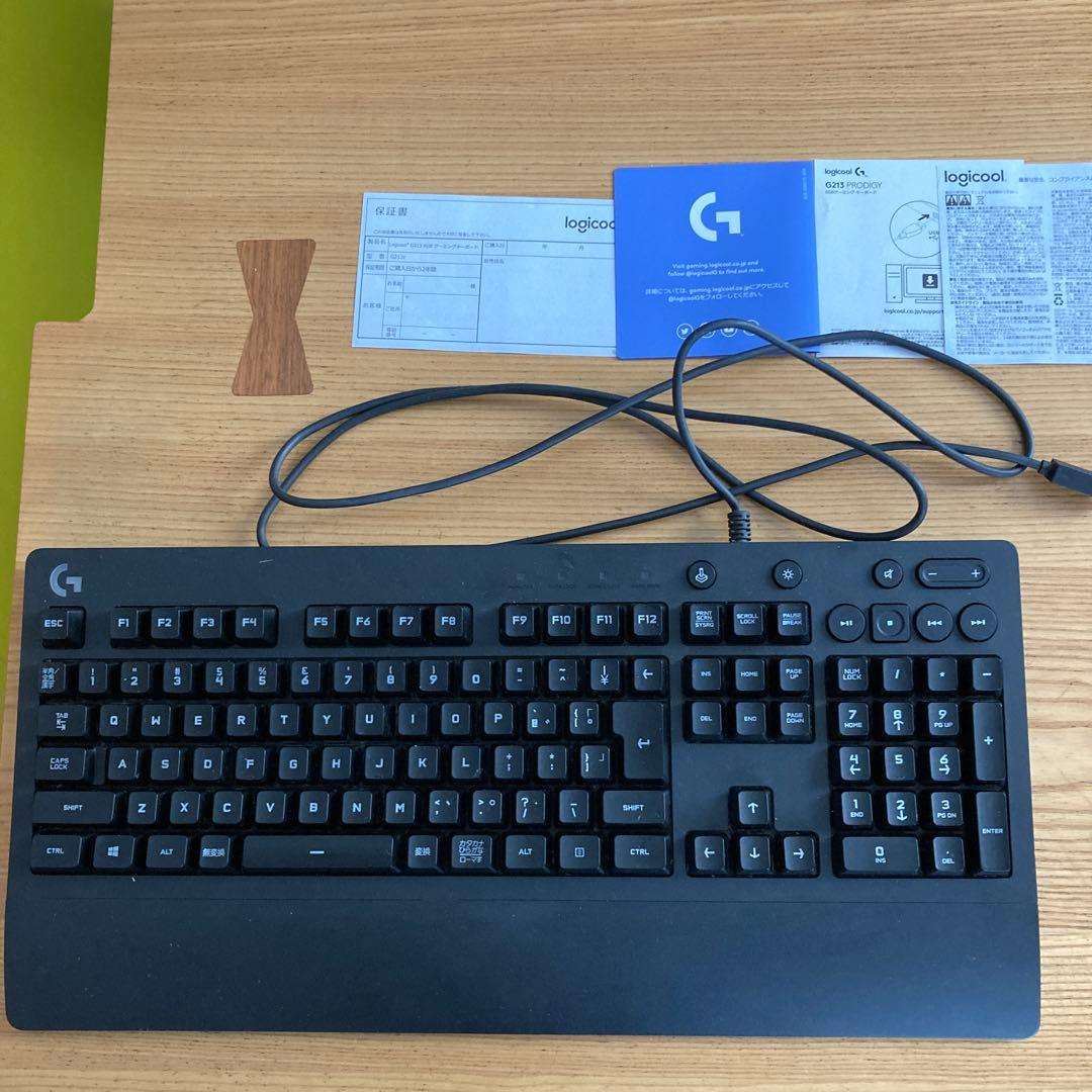 ロジクールゲーミングキーボードG214マウスG304セット売り - メルカリ