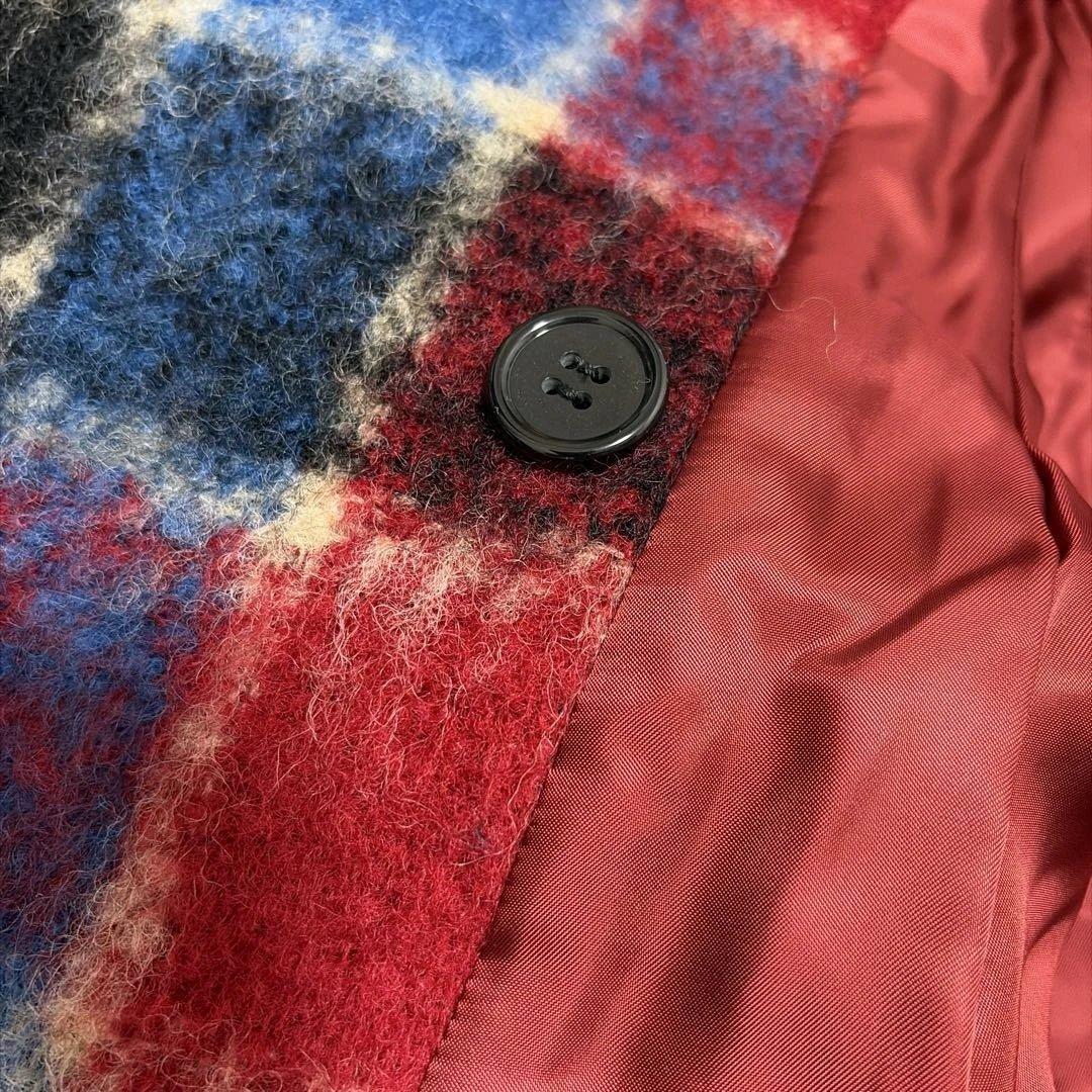 貴重！HYSTERIC GLAMOUR Aライン チェック ウールコート 日本製