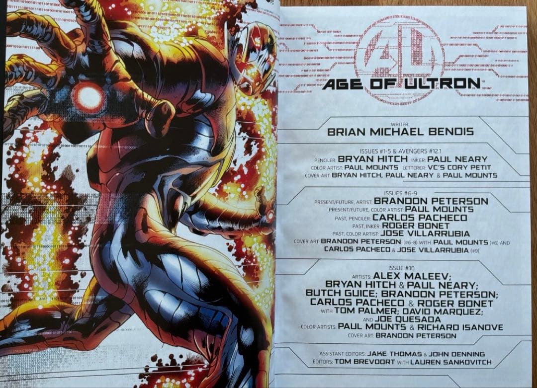 Age of Ultron ハードカバー Avengers アメコミ - メルカリ