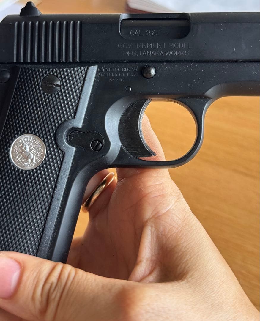 激レア希少品 タナカ コルトガバメント380オート HWモデル